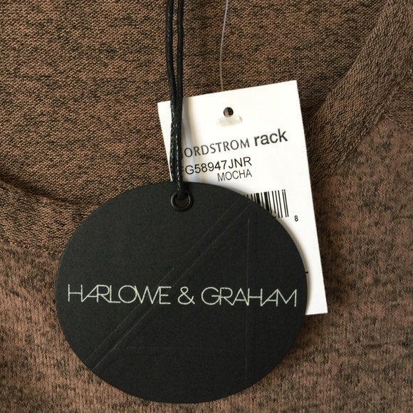 FINAL $ NEW HARLOWE & GRAHAM BROWN/MOCHA TOP - Picture 4 of 8